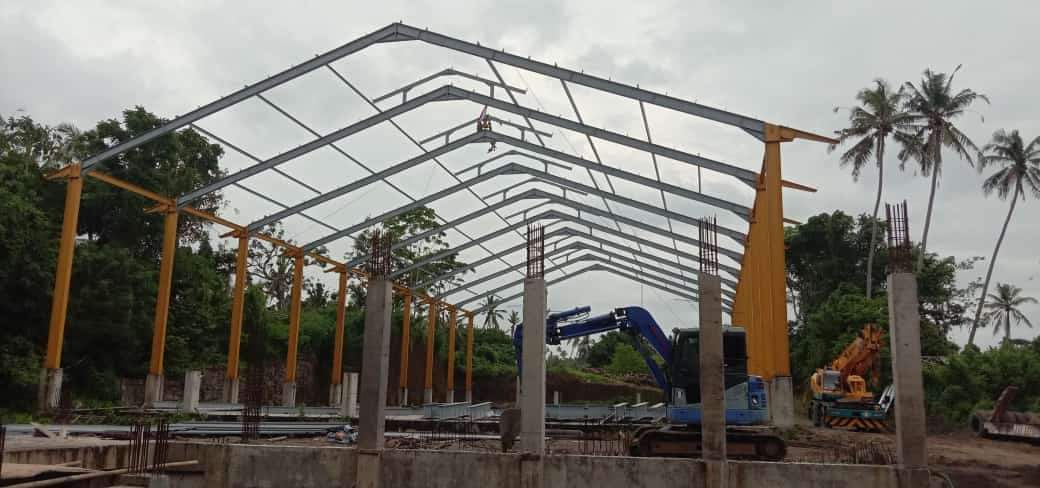 Konstruksi Baja di Lombok